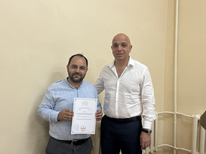 The thesis defence of the masters of Geology took place at the RA Institute of Geology. The thesis defence of the masters of Geology took place at the RA Institute of Geology.